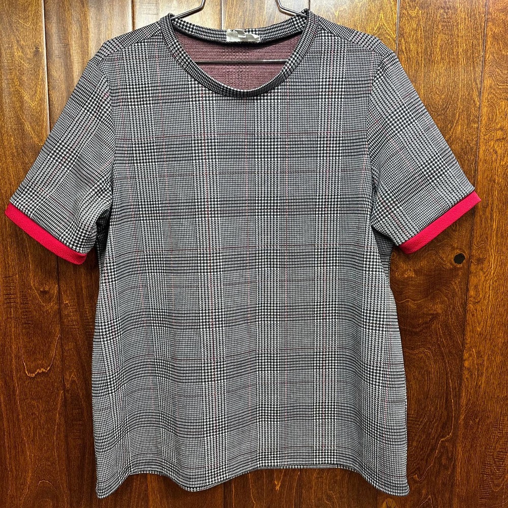 Thyme & Honey Plaid Women's XL T Shirt
